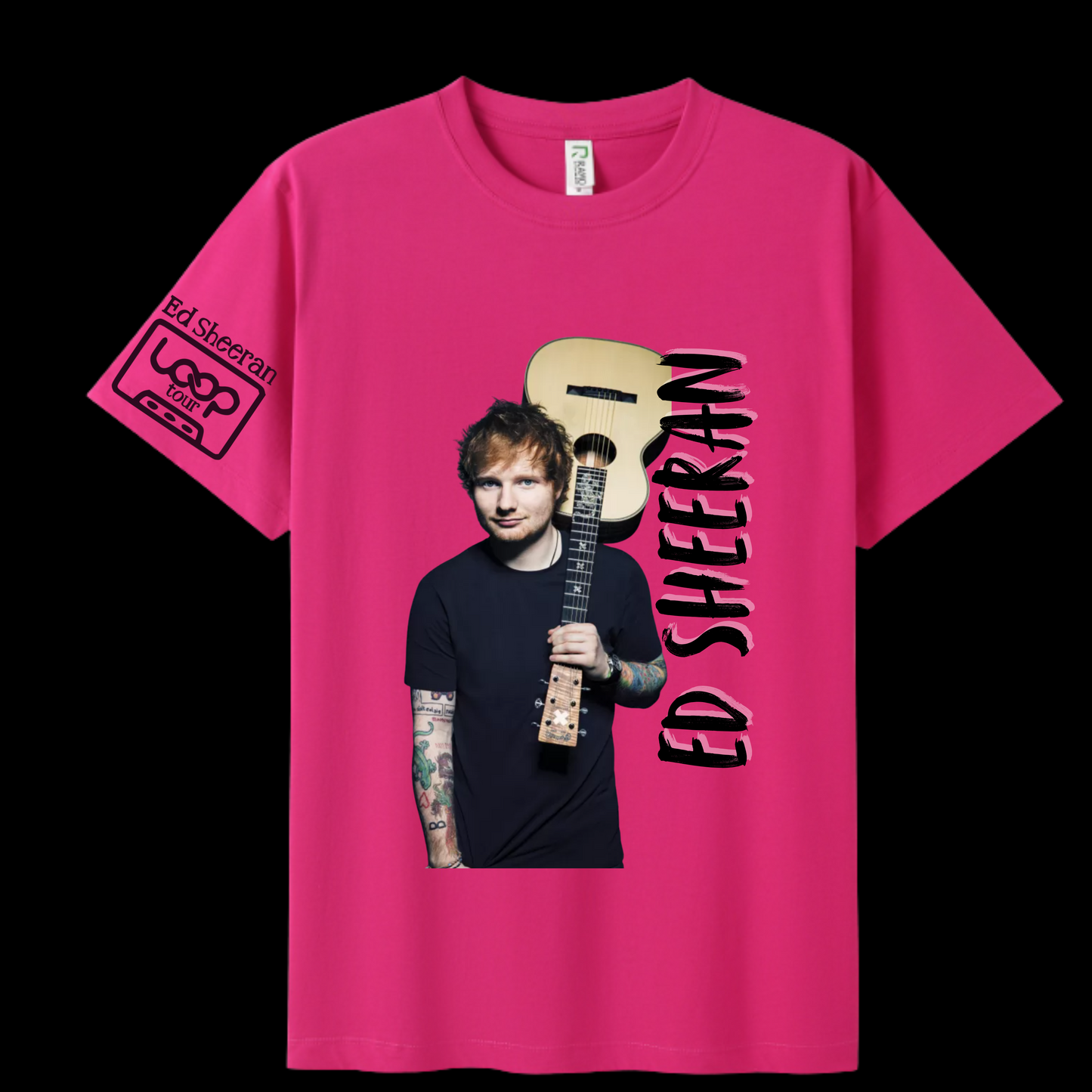 ADULT ED SHEERAN TOUR SHIRT