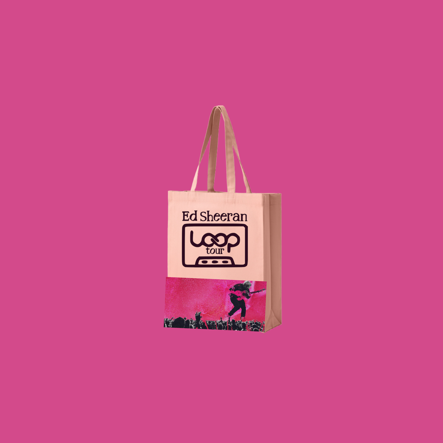 ADULT ED SHEERAN TOUR PREMIUM TOTE BAG