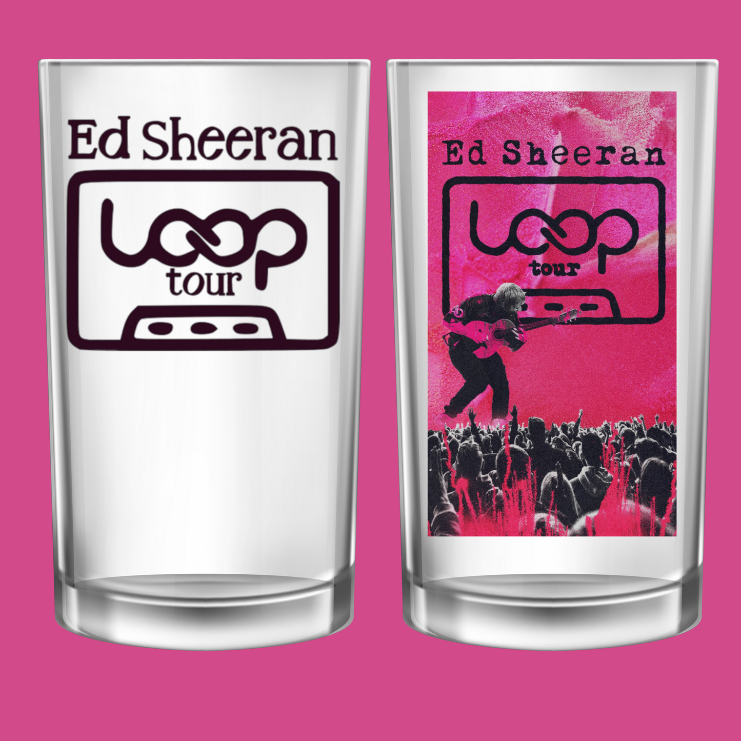 ED SHEERAN GLASS