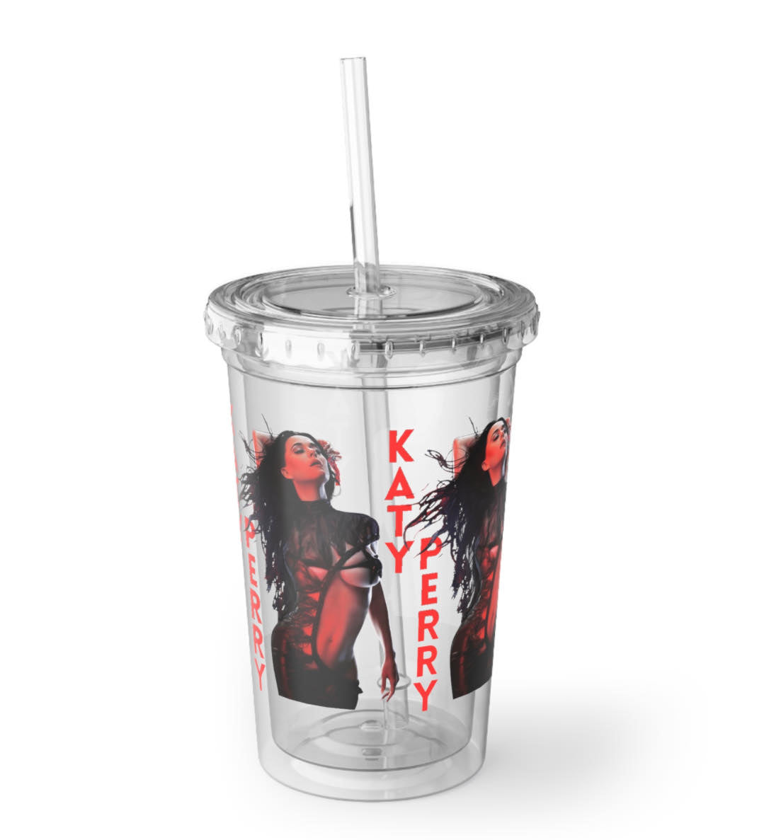 KATY PERRY PLASCTIC TUMBLER