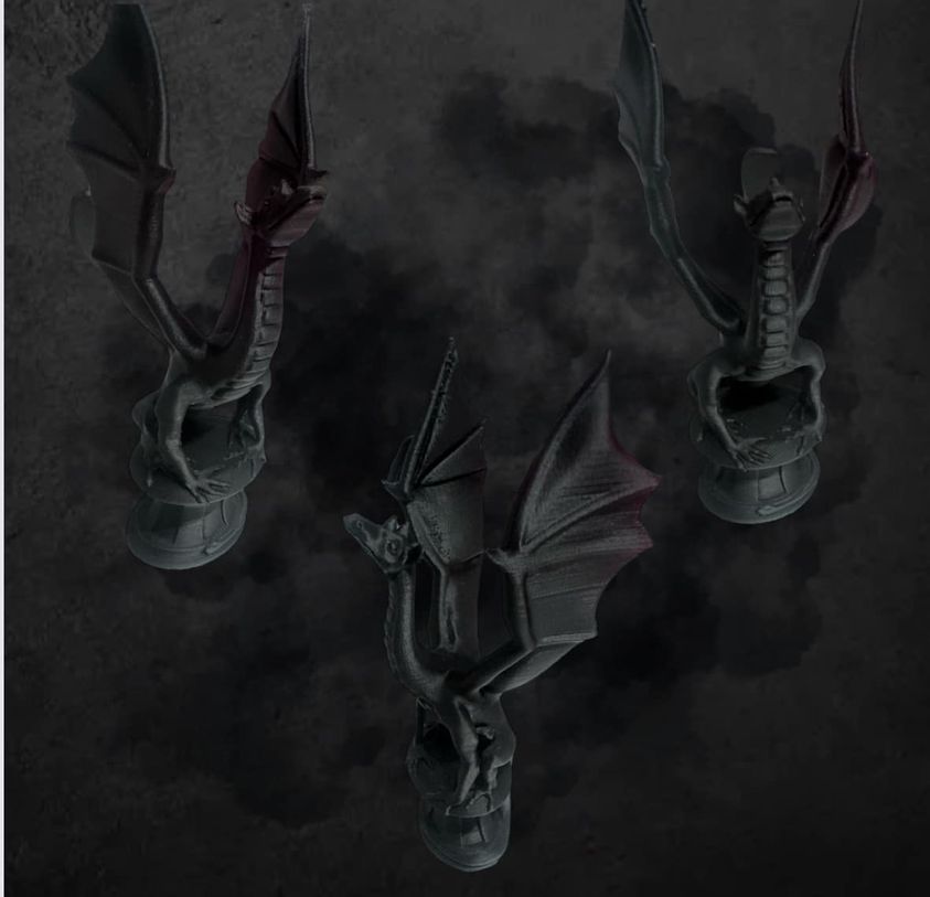 3D PRINTED DRAGON FIGURINE