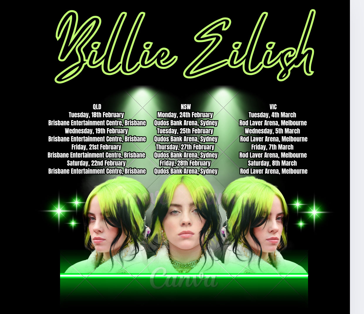 KIDS BILLIE EILLISH TSHIRT