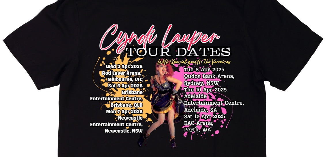 ADULT CYNDI LAUPER SHIRT