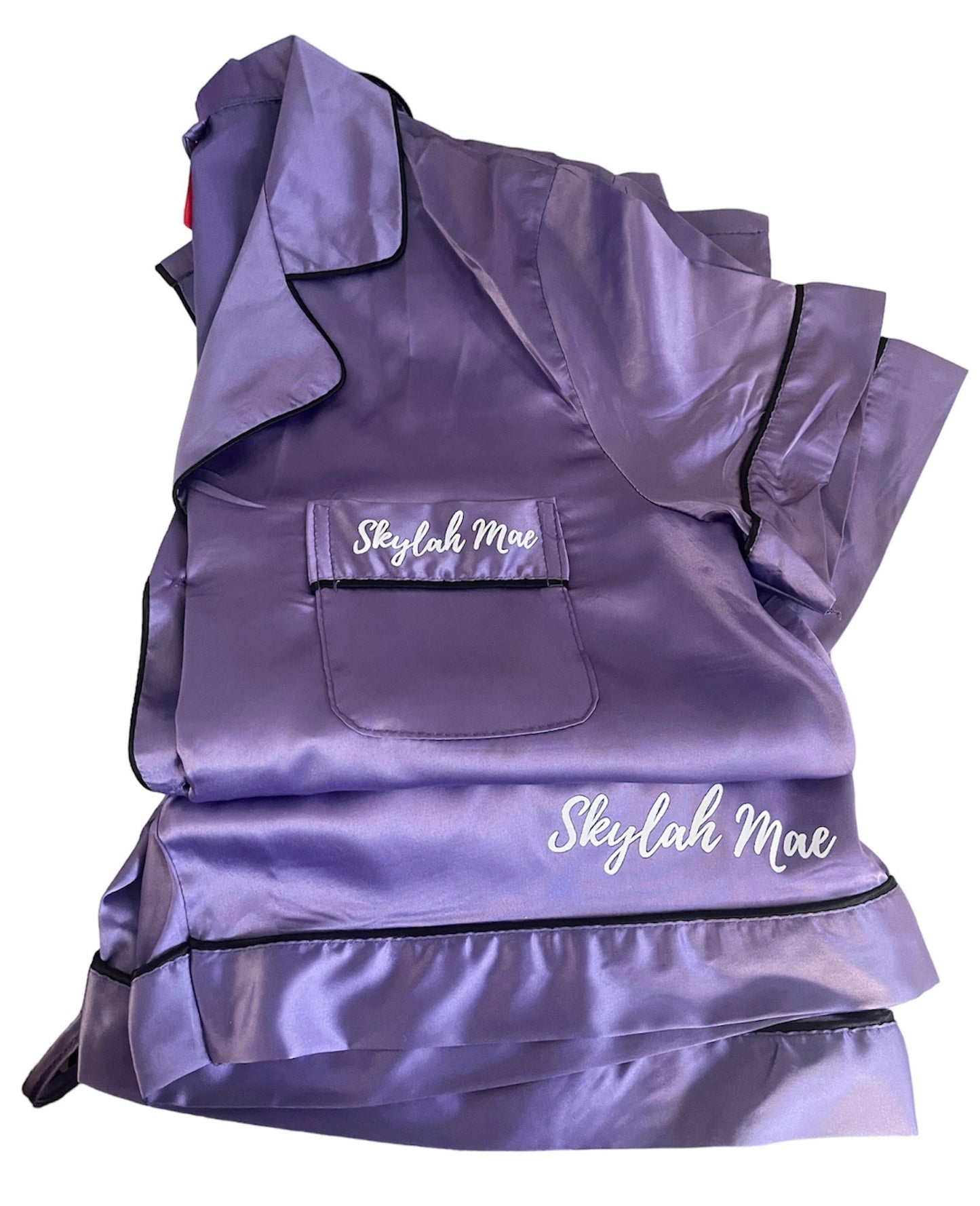 SATIN PJS SET
