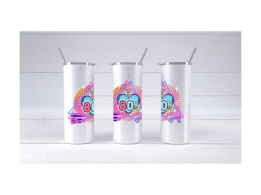 I LOVE 80S TUMBLER