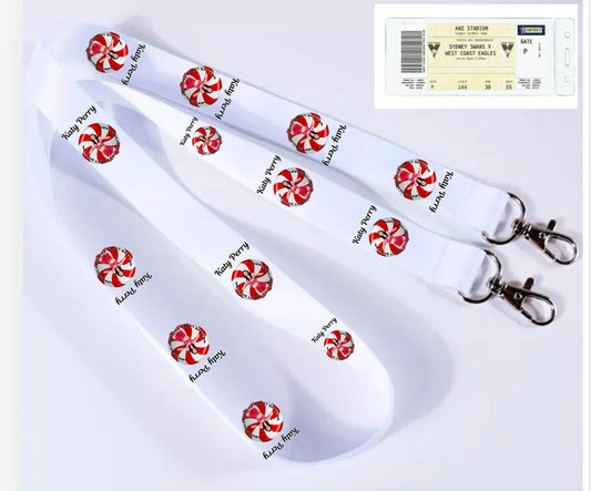 KATY PERRY LANYARD WITH TICKET SLEEVE