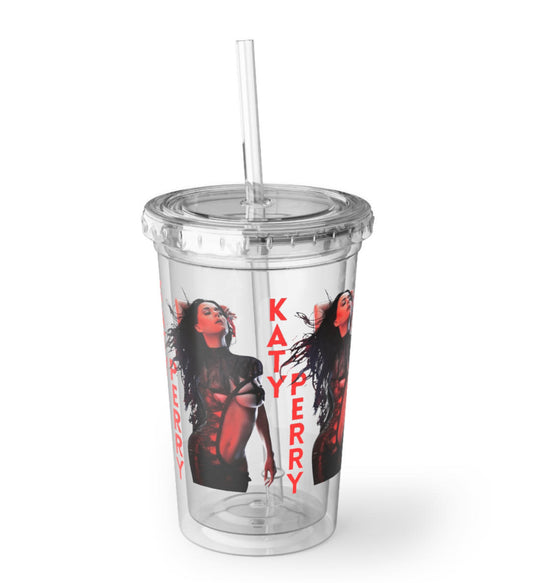 KATY PERRY PLASCTIC TUMBLER