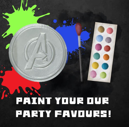 Paint Your Own part Coasters and paint and paint brush included