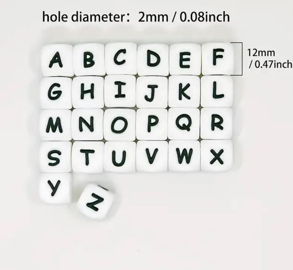 SILICONE LETTERS