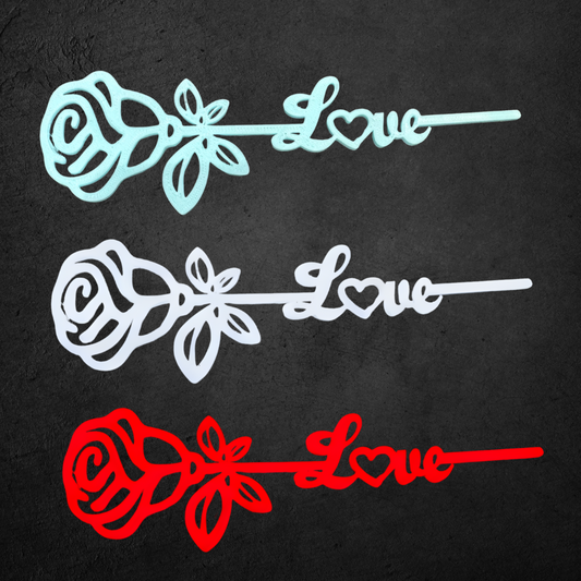 LOVE ROSE 3D PRINT