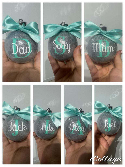 PERSONALISED ACRYLIC BAUBLE
