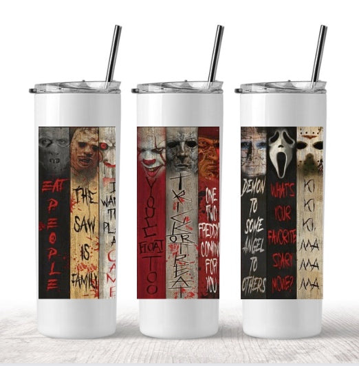 HORROR HALLOWEEN TUMBLER