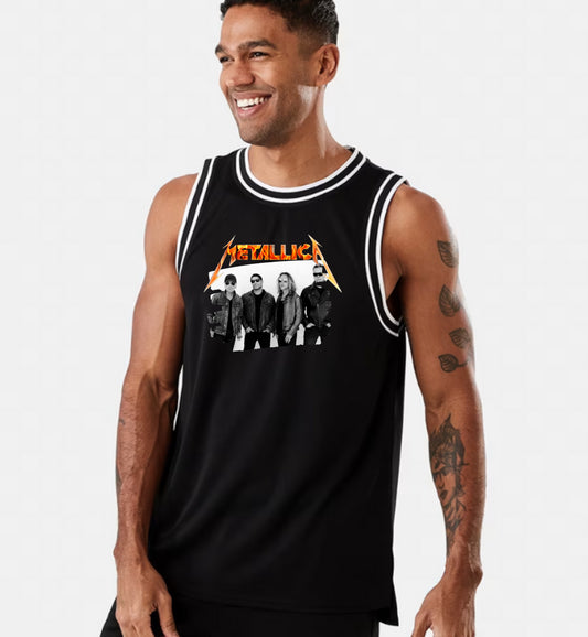 METALLICA BASKET BALL STYLE SINGLET