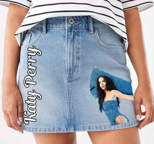 ADULT KATY PERRY DENIM SKIRT