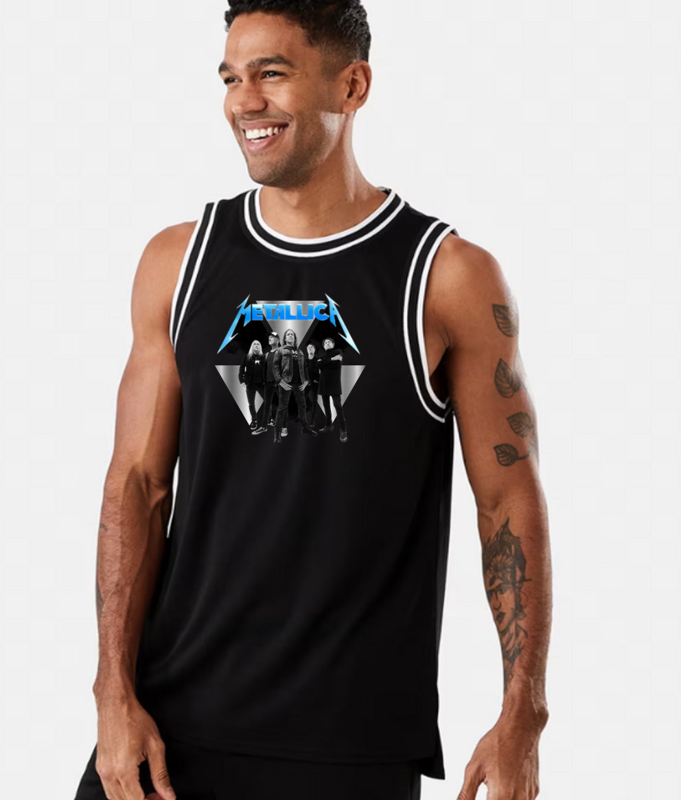 METALLICA BASKET BALL STYLE SINGLET