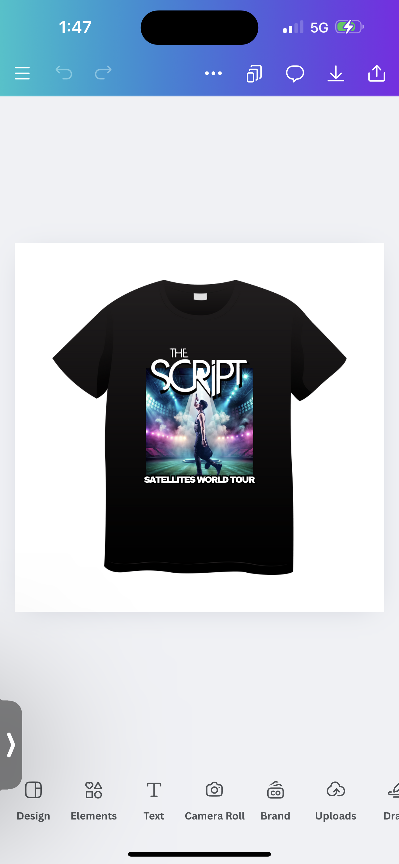 ADULT THE SCRIPT TSHIRTS
