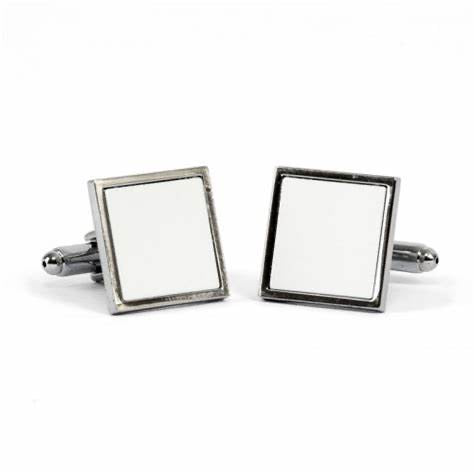 BLANK SUBLIMATION CUFF LINK PAIR