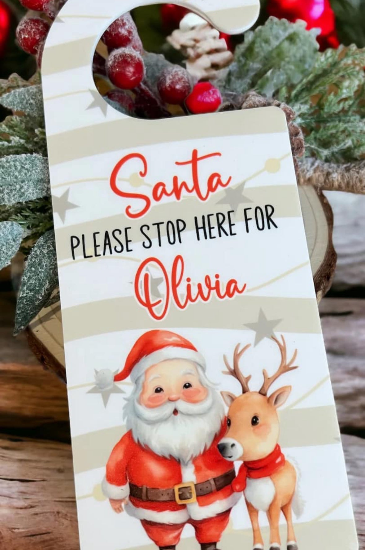 CHRISTMAS DOOR HANGER