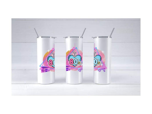 I LOVE 80S TUMBLER