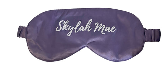 Satin eye mask